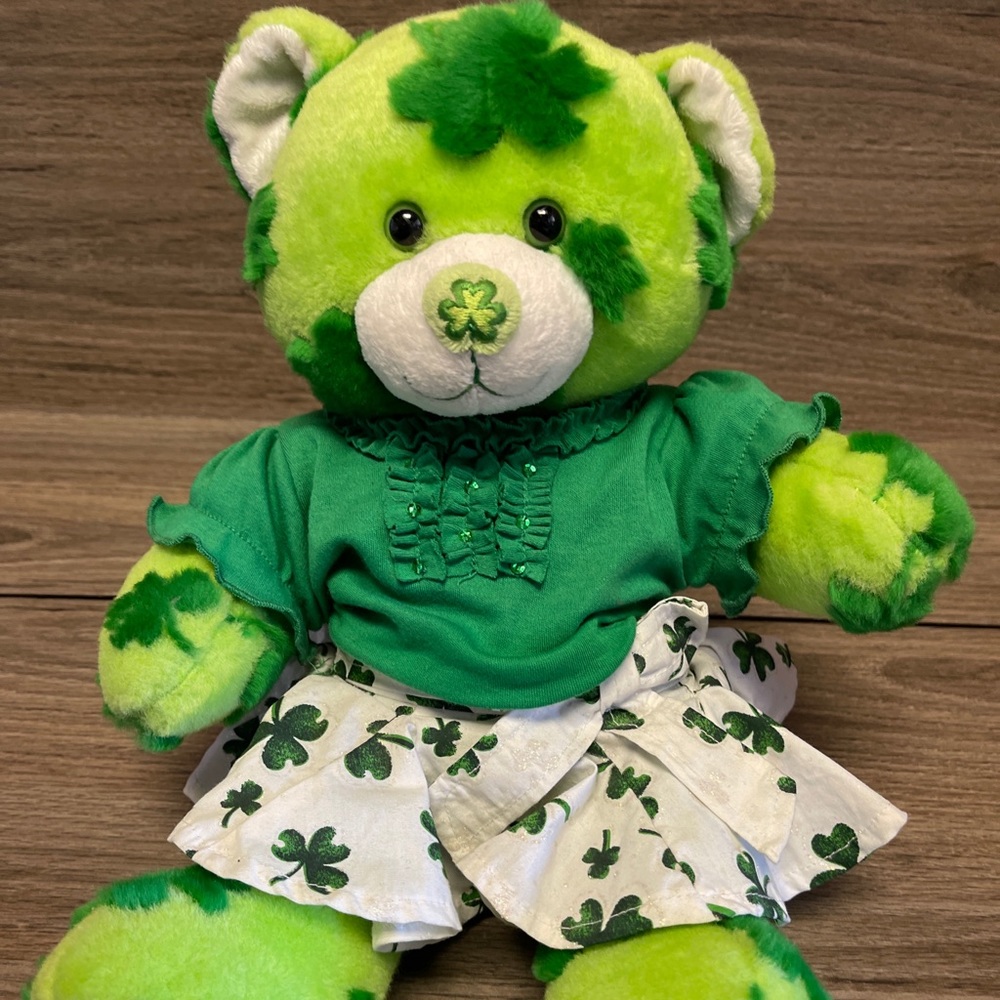 Build A Bear- Irish Shamrock St Patricks Day